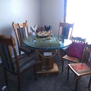 Table and chairs